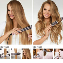 Free shipping Professional Electric Curling Iron Hair Curler 2 in 1 Hair Straightener Flat Irons Ceramic Styling Tools