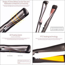 Free shipping Professional Electric Curling Iron Hair Curler 2 in 1 Hair Straightener Flat Irons Ceramic Styling Tools