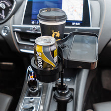 Car Water Cup Holder Multifunctional Rotatable With Wireless USB Charging Tray Car Mobile Phone Beverage Bottle Holder Extender