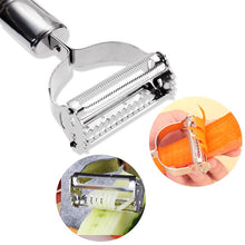 High Quality Stainless Steel Potato Cucumber Carrot Grater Julienne Peeler Vegetables Fruit Peeler Double Planing Grater Tools