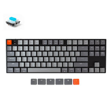 Keychron K1_v4 ultra-slim wireless mechanical keyboard 87_keys white backlight Gateron low profile blue switch