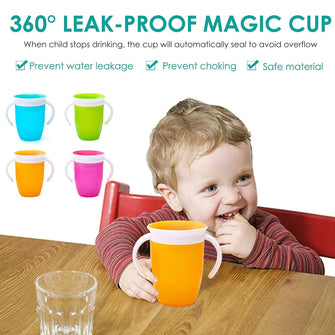 Kids Silicone 360 Leak-proof Baby Child Drinking Cup Baby Cup Anti-choke Water Cup Children's Learning Drinking Cup In stock