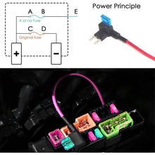 MCIGICM 10PCS 12V Mini ATM APM Blade Fuse Holder Additional Circuit Fuse Adapter For Car