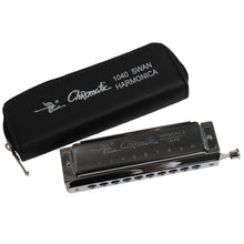 New Harmonica SWAN Chromatic Blues Harmonica C Key w 10 Holes 40 Tone