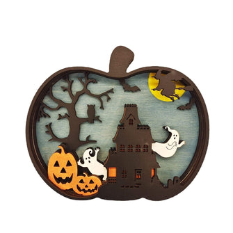 💥Super Discount-Halloween pumpkin Carving Handcraft Gift Wall Hanging