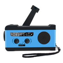 Emergency Solar Powered Hand Crank Phone Charger Dynamo Multipurpose LED Flashlight AM/FM/WB Weather Radio