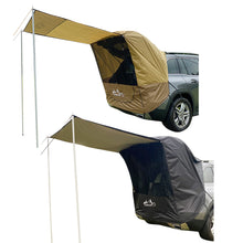 Rainproof Multifunctional Car Trunk Tent Sunshade Simple Motorhome Tent With Iron Pipe For Self-driving Tour Barbecue Camping