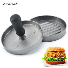 Round Shape Burger Press Stainless Steel Hamburger Accessories Meat Ham Press Mold Press For Chef Cutlets Beef Burger Maker