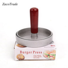 Round Shape Burger Press Stainless Steel Hamburger Accessories Meat Ham Press Mold Press For Chef Cutlets Beef Burger Maker