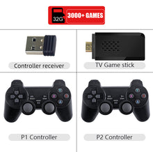 Y3 Lite 10000 Games 4K Game Stick TV Video Game Console Wireless Controller for PS1/SNES/SEGA 9 Emulator Retro Console