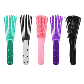 Scalp Massage Comb Curved Breathable Ribs Claw Comb Professional Hairbrush Curly Long Wavy Hair Scrub Styling Tool