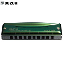 Suzuki Olive C-20 Diatonic Harmonica 10 Holes Blues Harp Key Of C Olive Green Professional Quality Japan Musical Instruments C20