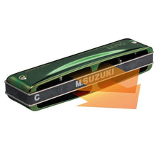 Suzuki Olive C-20 Diatonic Harmonica 10 Holes Blues Harp Key Of C Olive Green Professional Quality Japan Musical Instruments C20