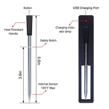 Wireless Meat Food Steak Thermometer for Oven Grill BBQ