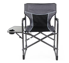 Portable Folding Camping Chair Lightweight Aluminum Camping Picnic Beach Directors Chair with Side Table