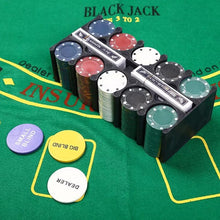 Dezhou Poker Blackjack Iron Box Chip Set Plum Blossom Poker Chip Mahjong Tile pvc Chip Casino Chip