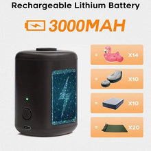 Portable Mini Rechargeable Electric Air Pump Air Mattress Pump for Inflatable Blow up Pool Raft Bed Boat Toy