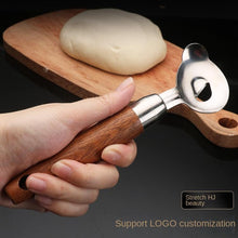 304 Stainless Steel Wooden Handle Commercial Working Household Multi-purpose Cutting Surface Knife Tool