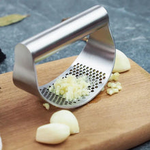 Kitchen Accessories Tools Supplies 430 Stainless Steel Manual Garlic Crusher Chopper Garlic Press Gadgets