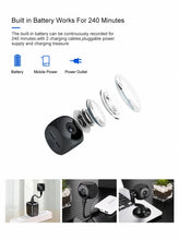 Hot Wireless HD Micro Wifi security Two-way Audio Mini CCTV Surveillance Camera With Magnet Bracket