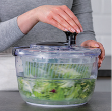 Fullstar Large Salad Spinner with Drain, Bowl, and Colander - Quick and Easy Multi-Use Lettuce Spinner