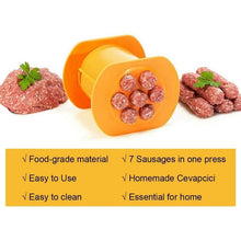 Cevapcici Press Maker Meat Tools Sausage Hot Dog Beef Meat Stick Burger Maker Machine Mold Kitchen Handmade Easy Cook Tool