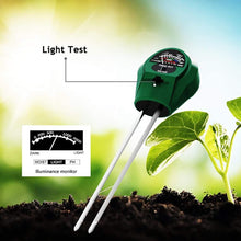 3 in 1 Soil pH/Moisture Meter Mini Conical Tester Soil Moisture Meter for Gardening Flower Farming Soil Test Kit