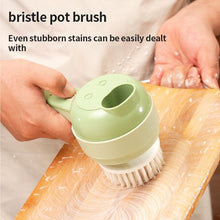 4 In 1 Electric Mini Garlic Vegetable Food Chopper Slicer USB Rechargeable Handheld Vegetable Cutter Processor