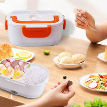 heat up lunch box double plug stainless steel rechargeable heated portable electric lunch box kids car heating lunch box