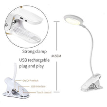 factory wholesale desk light led student reading lamp new design led clip lamp