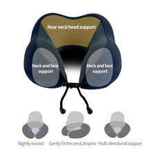 Custom Memory Foam Travel Pillow - Airplane Neck Rest & Plane Accessories