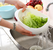 New drain basket bowl washing rice colander kitchen strainer vegetable and fruit drain storage basket rice strainer bowl