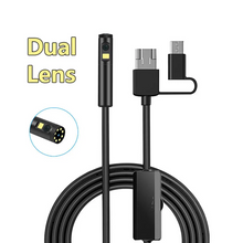 Android Phone Pad 8mm Industrial Endoscope 3 in 1 Usb/micro Usb/type C Endoscope Inspection Camera Used with Smart Phone