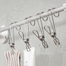 Stainless steel hook clip Small object drying clip household drying clothes quilt underwear drying rack windproof clip