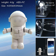 Factory Supply Custom Mini LED Spaceman Astronaut USB Light For gift