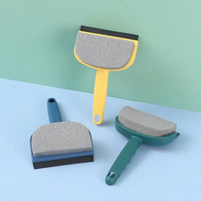 Creative suction wall cleaning glass brush bathroom wall tile brush multifunctional double-sided cleaning brush