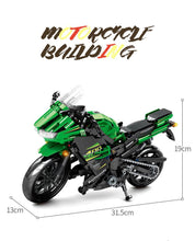 2020 New Version Kawasaki Ninja ZX-14 Block large size DIY intelligent toys gift hing simulation motorcycle