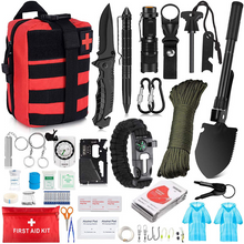 Outdoor camping multi-functional tools, sub field survival equipment, SOS defense articles