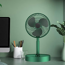 Portable Fan Rechargeable Mini Folding Telescopic Floor Low Noise Summer Fan Cooling For Household Bedroom Office Desktop