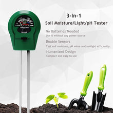 3 in 1 Soil pH/Moisture Meter Mini Conical Tester Soil Moisture Meter for Gardening Flower Farming Soil Test Kit