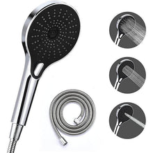 AR6 High Pressure 5 inch Hand Shower Head Set with 60" Hose Powerful Spray Showerhead ACS