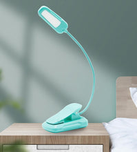 9 LED Reading Light Eye Care Lamp with 9-Level Warm Cool White Daylight Clip On Book Light for Bed Kids