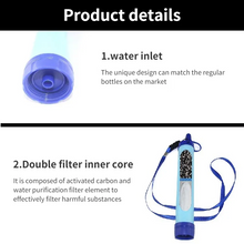 Cheap Portable Self Service Water Purification Outdoor Camping Emergency Double Filter Water Purifier