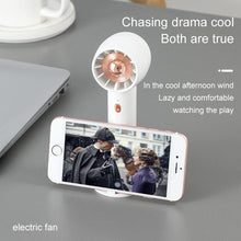 Latest Eyelash Turbine Shape Fan USB Rechargeable Mini Handheld Fan Small Personal Portable Fan