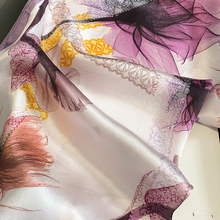 Fashion small square scarves women's silk scarves women's quality mulberry silk spring and autumn scarf autumn and winter warm shawl