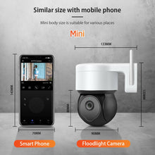 PTZ APP control AI tracking 3MP 5MP HD Tuya outdoor wifi camera with color night vision mini camera