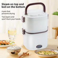 Portable Double layer insulation heating Mini Electric Rice Cooker Steamer