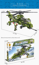 PANLOS 636006 WZ-10 Helicopter 538pcs Military Blocks Model Aircraft Building Block Sets