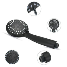 Pexmax Adjustable 5 Modes Matter Black Handheld Shower Head