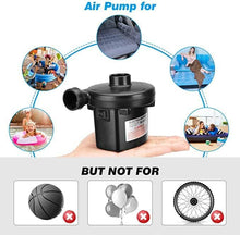 Mini Electric Air Pump with 3 Nozzles Inflator Deflator for Air beds Swimming Ring Inflatable Pool Toys 110V AC